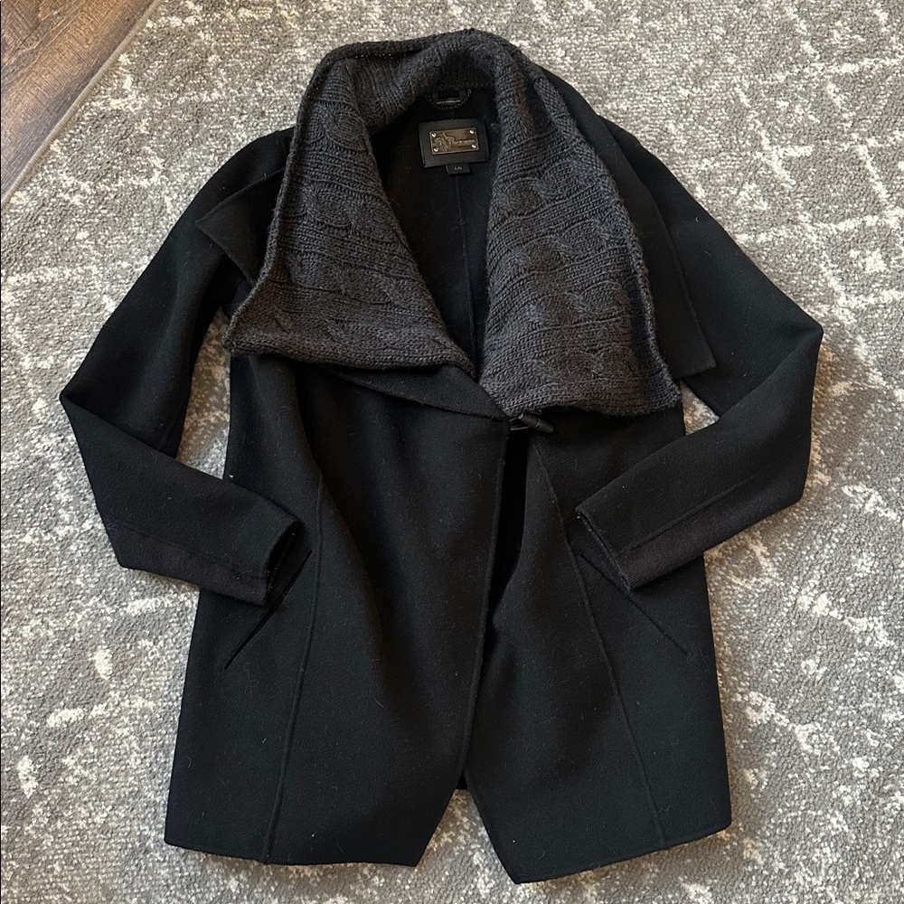 Mackage Women's Black Jacket with Shawl Collar